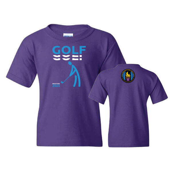 Golf Gildan Youth Printed T-Shirt Thumbnail