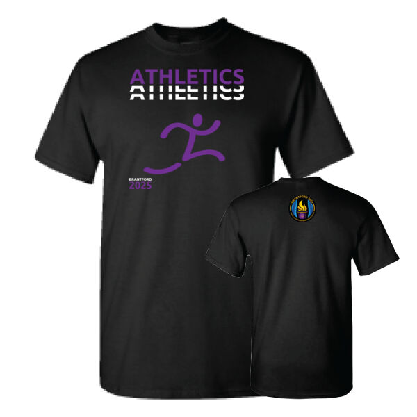 Athletics Gildan Unisex Printed T-Shirt Thumbnail
