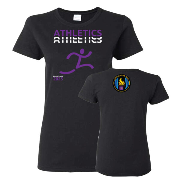 Athletics Gildan Womens Printed T-Shirt Thumbnail