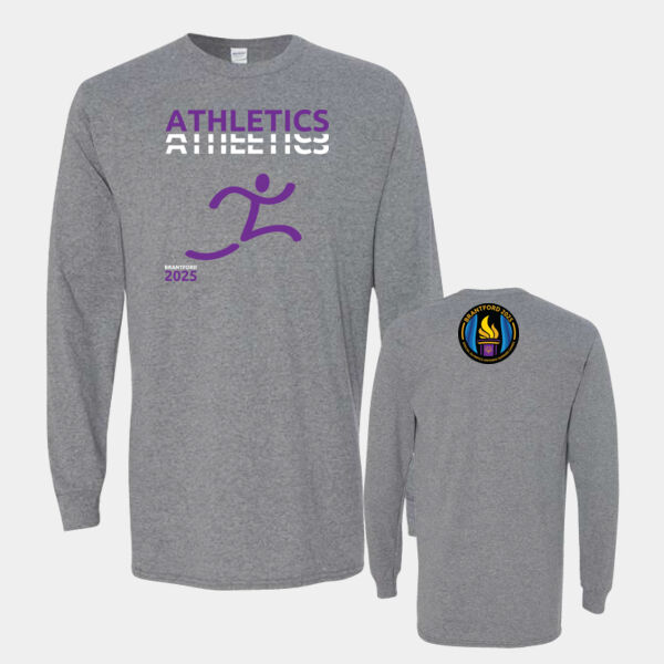 Athletics Gildan Unisex Printed Long Sleeve  Thumbnail