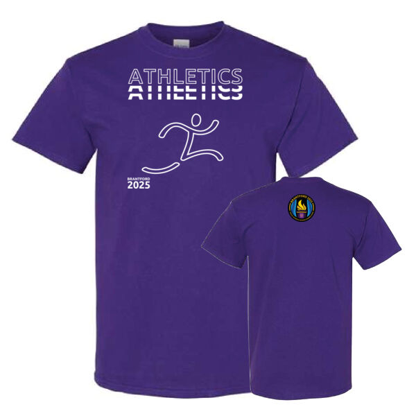 Athletics Gildan Unisex Printed T-Shirt Thumbnail